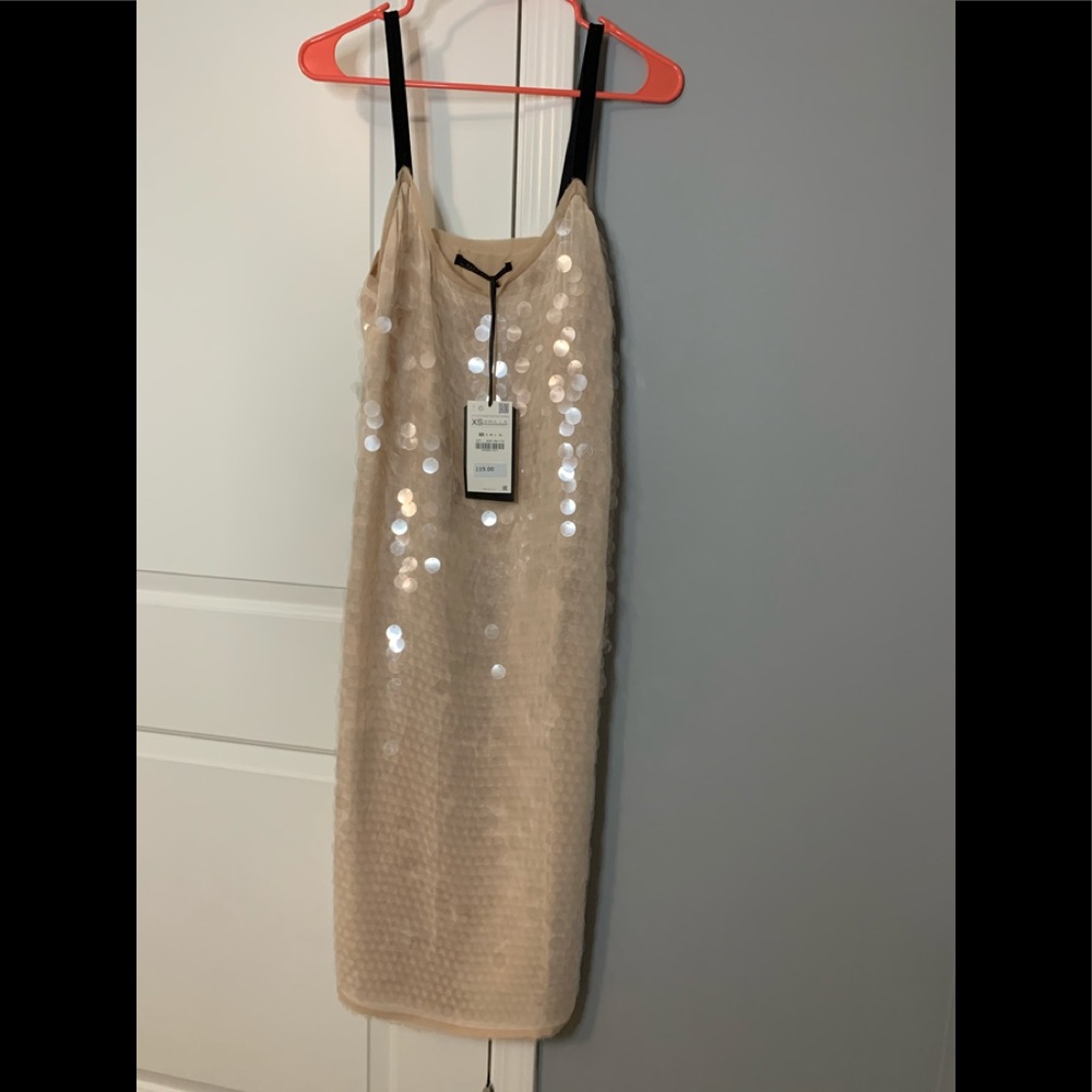 XS - Zara Sequin Dress (NWT)